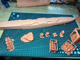 3d Printed 1/350 Duguay Trouin Cruiser(full Hull/waterline)
